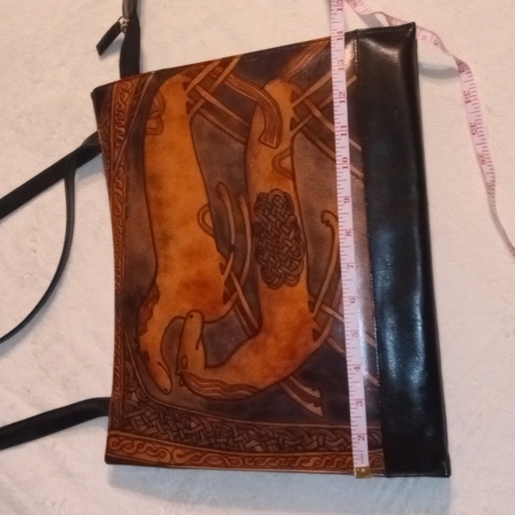 Bambas Art Bag Handmade Leather Shoulder Purse 👜 - Picture 13 of 17